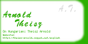 arnold theisz business card